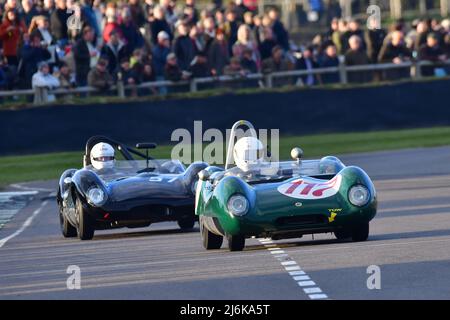 Ian Dalglish, Lotus Climax 17, Ein Rennen mit einem Fahrer von 25 Minuten Dauer mit Sportwagen mit einem Fassungsvermögen von 2½ Litern oder weniger, die comp Stockfoto