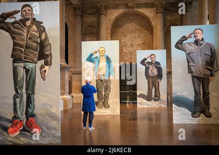 Biennale Venedig Kunstfestival 2022 Stockfoto