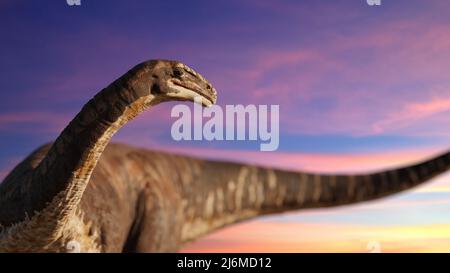 Plateosaurus engelhardti, Dinosaurier aus der späten Trias-Epoche Stockfoto