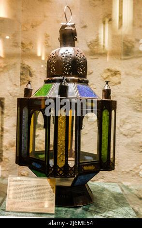 Italien Emilia Romagna Bertinoro: Interfaith Museum: Ramadam Jordan Lampe Stockfoto