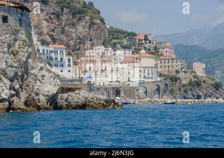 Amalfiküste, Südwesten Italiens Stockfoto