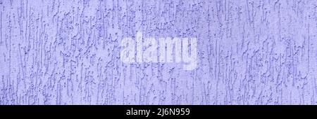 Webbanner mit betonviolettem Wandhintergrund auf der Straße. Nahaufnahme. Stockfoto