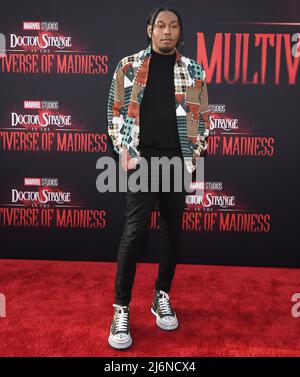 Terrell Grice kommt am Montag, dem 2. Mai 2022, zum DOKTOR DER Marvel Studios, DER IN DER MULTIVERSE OF MADNESS Premiere im Dolby Theater stattfand. (Foto von Sthanlee B. Mirador/Sipa USA) Stockfoto