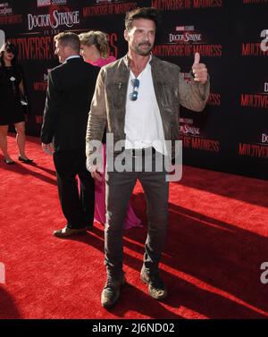 Frank Grillo kommt am Montag, dem 2. Mai 2022, zum DOKTOR STRANGE der Marvel Studios IN DER PREMIERE „MULTIVERSE OF MADNESS“ im Dolby Theater. (Foto von Sthanlee B. Mirador/Sipa USA) Stockfoto