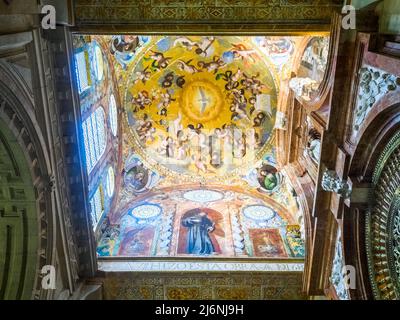 Kuppel der Kapelle unserer Lieben Frau von der Empfängnis (Capilla de Nuestra Señora de la Concepción - Mezquita-Catedral (große Moschee von Cordoba) - Cordoba, Spanien Stockfoto