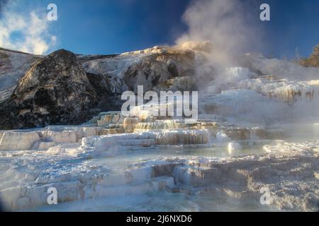 Klassische Landschaften der USA - das Yellowstone Tectonic Basin. Stockfoto