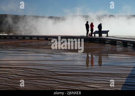 Klassische Landschaften der USA - das Yellowstone Tectonic Basin. Stockfoto