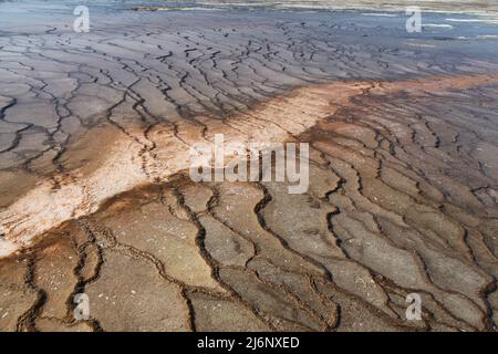 Klassische Landschaften der USA - das Yellowstone Tectonic Basin. Stockfoto