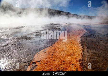 Klassische Landschaften der USA - das Yellowstone Tectonic Basin. Stockfoto