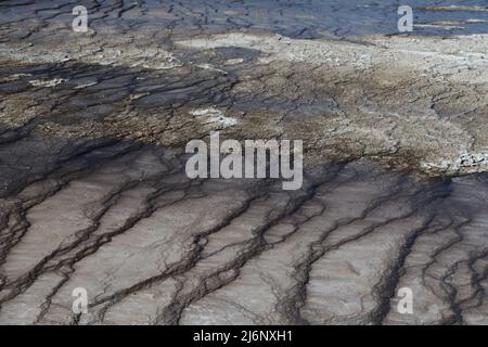 Klassische Landschaften der USA - das Yellowstone Tectonic Basin. Stockfoto