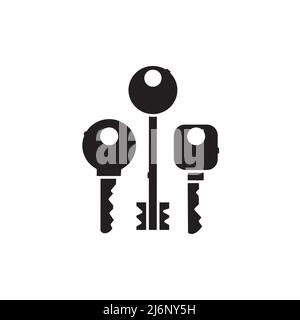 Tasten, Symbol für farbige Linie. Piktogramm für Webseite, mobile App, Promo. UI UX GUI Design-Element. Bearbeitbare Kontur. Stock Vektor