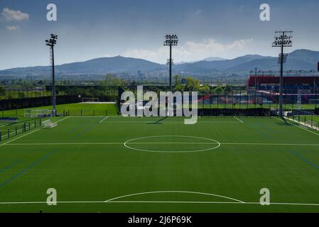 Joan Gamper Trainingsgelände in Sant Joan Despí, dem Trainingszentrum des FC Barcelona (Baix Llobregat, Katalonien, Spanien) ESP: Ciudad deportiva Barça Stockfoto