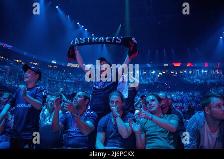 Astralis Fans feiern Stockfoto