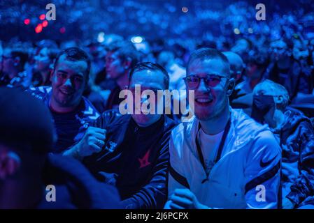 Astralis Fans in der königlichen Arena Stockfoto