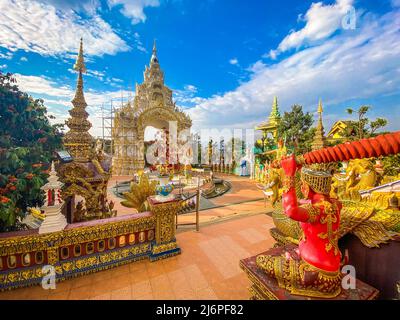 Wat Saeng Kaeo Phothiyan Tempel in Chiang Rai, Thailand, Südostasien Stockfoto