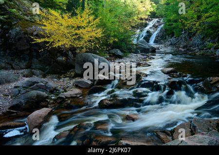 Kanada; Maritimes; Cape Breton; Ingonish, Cabot Trail, Mary Ann Falls Stockfoto