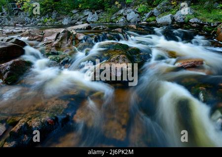 Kanada; Maritimes; Cape Breton; Ingonish; Cabot Trail; Cape Breton Highlands National Park; Mary Ann Falls; Stockfoto