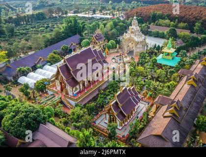 Wat Saeng Kaeo Phothiyan Tempel in Chiang Rai, Thailand, Südostasien Stockfoto