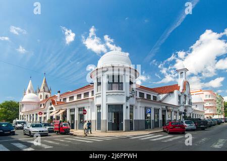 Mercado de Campo de Ourique, Lissabon Campo de Ourique Markt in Lissabon, Portugal Stockfoto