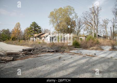 USA, Great Plains, Oklahoma, Ottawa County, Picher Stockfoto