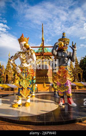 Wat Saeng Kaeo Phothiyan Tempel in Chiang Rai, Thailand, Südostasien Stockfoto