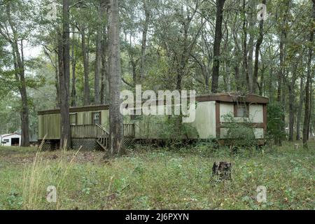 USA, Texas, Caddo Lake Trailer Stockfoto