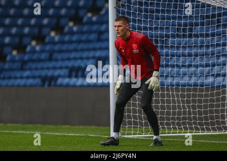 Ted Cann #37 von West Bromwich Albion wärmt sich vor dem Start in West Bromwich, Großbritannien, am 5/3/2022 auf. (Foto von Gareth Evans/News Images/Sipa USA) Stockfoto