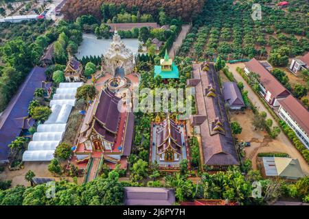 Wat Saeng Kaeo Phothiyan Tempel in Chiang Rai, Thailand, Südostasien Stockfoto