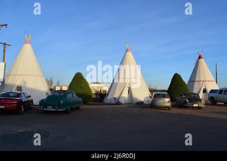 Wigwam Village Motel in Holbrook, Arizona Stockfoto