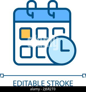 RGB-Farbsymbol „Pixel Perfect“ planen Stock Vektor