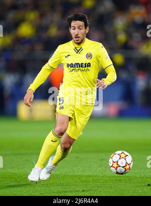 Dani Parejo von Villarreal während des UEFA Champions League-Halbfinales, des zweiten Beinabgleichs im Estadio de la Ceramica, Villarreal. Bilddatum: Dienstag, 3. Mai 2022. Stockfoto