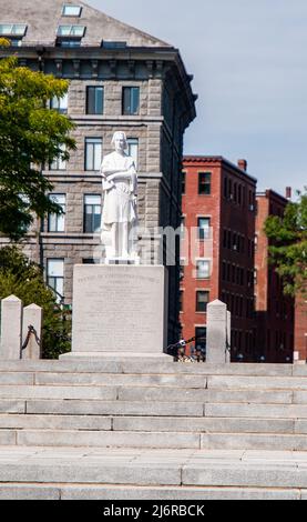 Christopher Columbus Statue, Boston, Massachusetts, USA Stockfoto