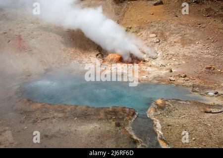 Beryl Spring, Yellowstone National Park, Wyomingv Stockfoto