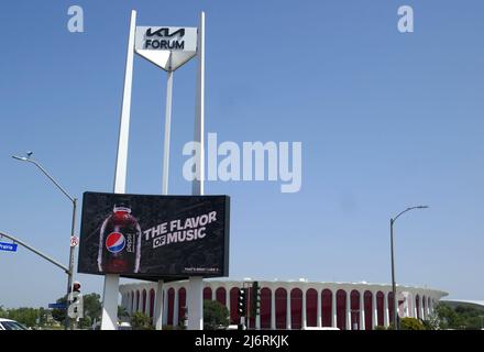 Inglewood, California, USA 29. April 2022 Kia Forum am 29. April 2022 in Inglewood, Los Angeles, Kalifornien, USA. Foto von Barry King/Alamy Stockfoto Stockfoto