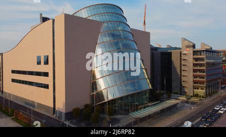 Das Convention Center Dublin Luftbild Stockfoto