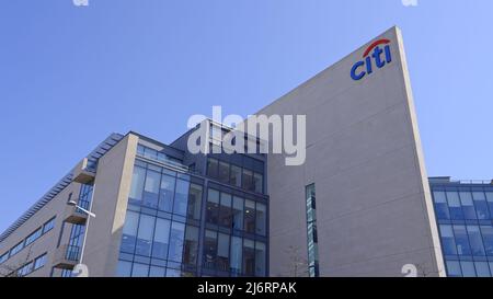 Citibank-Gebäude in Belfast - BELFAST, Großbritannien - 25. APRIL 2022 Stockfoto