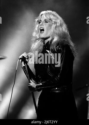 Kim Carnes spielt auf Solid Gold, 1983 Credit: Ron Wolfson / MediaPunch Stockfoto