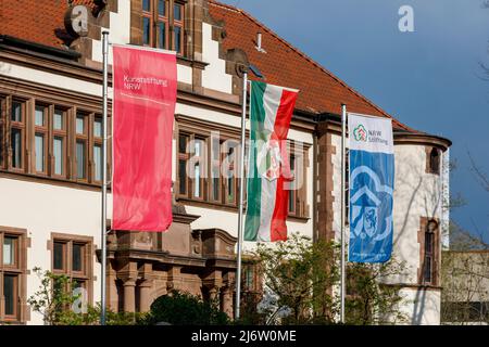 Haus der Stiftungen, Sitz der NRW-Stiftung und der Kunststiftung NRW im ehemaligen Offiziersschlam auf dem Gelände der Uhlan-Kaserne Stockfoto