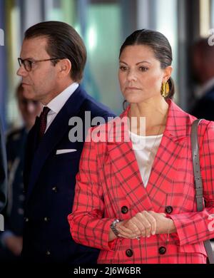 Kronprinzessin Victoria und Prinz Daniel von Schweden im Lindholmen Science Park in Göteborg, am 04. Mai 2022, um an der Eröffnung des Business Seminars teilzunehmen, am letzten von 3 Tagen offizieller Besuch von Norwegen aus nach Schweden Foto: Albert Nieboer / Netherlands OUT / Point de Vue OUT Stockfoto