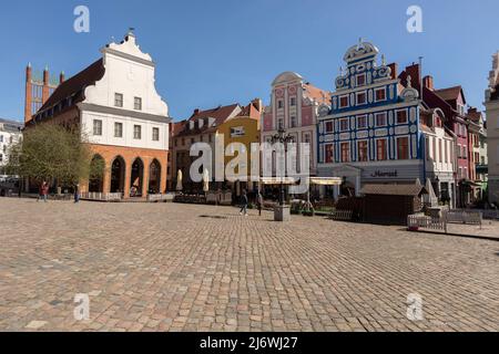 Szczecin, Polen : Marktplatz Stockfoto