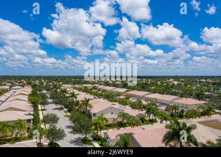 Veronawalk Gemeinschaft, Naples Florida Real Estate Ruhestand Baby Boomer Stockfoto