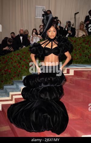 Normani nimmt an der Met Gala 2022 Teil, die am 02. Mai 2022 im Metropolitan Museum of Art in New York City, USA, die „in America: An Anthology of Fashion“ feiert. Foto von DNphotography/ABACAPRESS.COM Stockfoto