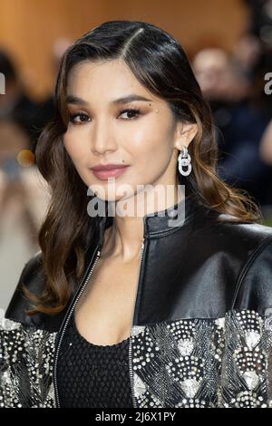 Gemma Chan nimmt an der Met Gala 2022 Teil, die am 02. Mai 2022 im Metropolitan Museum of Art in New York City, USA, die „in America: An Anthology of Fashion“ feiert. Foto von DNphotography/ABACAPRESS.COM Stockfoto