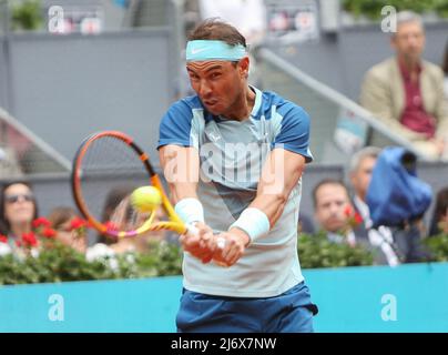 Madrid, Spanien. 04.. Mai 2022. Rafael Nadal aus Spanien während des Tennisturniers Mutua Madrid Open 2022 am 4. Mai 2022 im Caja Magica Stadion in Madrid, Spanien - Foto Laurent Lairys/DPPI Credit: DPPI Media/Alamy Live News Stockfoto