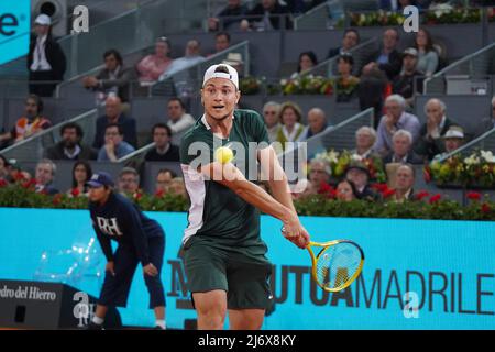 Madrid, Spanien. 04.. Mai 2022. Rafael Nadal (SPA vs MiomirKecmanovic (CRO) während des Madrider Open Tennis Turniers, 4. Mai 2022 Credit: CORDON PRESS/Alamy Live News Stockfoto