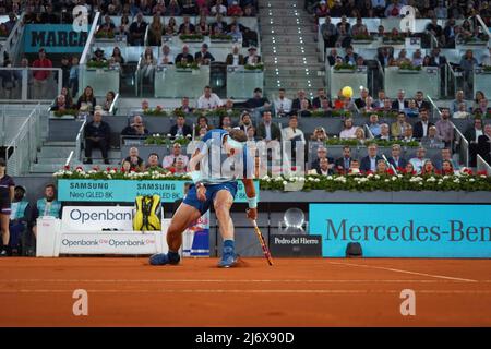 Madrid, Spanien. 04.. Mai 2022. Rafael Nadal (SPA vs MiomirKecmanovic (CRO) während des Madrider Open Tennis Turniers, 4. Mai 2022 Credit: CORDON PRESS/Alamy Live News Stockfoto