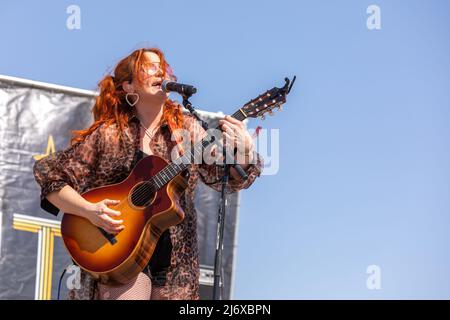 Caylee Hammack während des Stagecoach Music Festivals am 30. April 2022 auf den Empire Polo Fields in Indio, Kalifornien (Foto: Daniel DeSlover/Sipa USA) Stockfoto