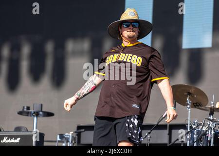 Country-Musiker Hardy (Michael Hardy) beim Stagecoach Music Festival am 30. April 2022 auf den Empire Polo Fields in Indio, Kalifornien (Foto: Daniel DeSlover/Sipa USA) Stockfoto