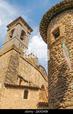 Châteauneuf-du-Pape: Altstadt Stockfoto