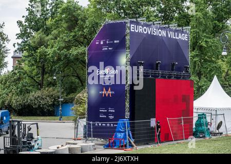 Eurovision 2022 Wettbewerb in Turin Stockfoto